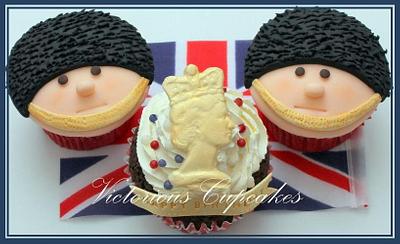 Trooping Of The Colour Cupcakes - Cake by Victorious Cupcakes