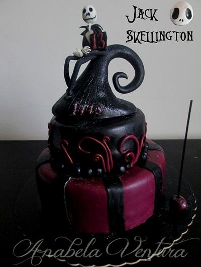 Jack Skellington Cake - Cake by AnabelaVentura
