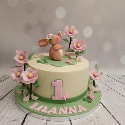 First birthday cake  - Cake by Evdokia Tzalla