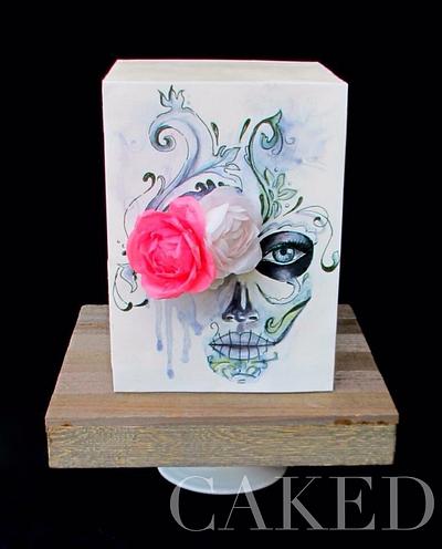 Belleza Mortal - Sugar Skull Bakers 2015 - Cake by CAKED By Cynthia White