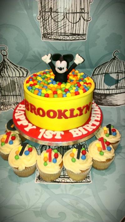 Mickey Mouse (inspired by Little Cherry Cake Company) - Cake by Cakes galore at 24
