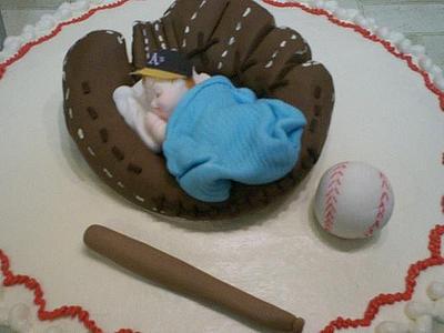 Gumpaste Baby Shower Topper - Cake by Cakeicer (Shirley)