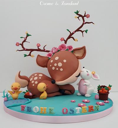 Happy Easter! - Cake by Creme & Fondant