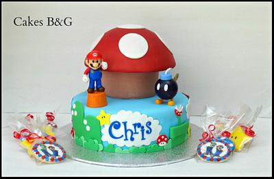 Super Mario Bros Cake - Cake by Laura Barajas 