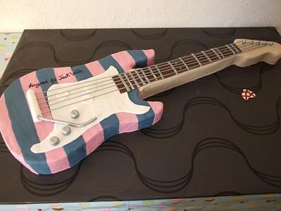 Jack Wills guitar cake - Cake by jennie