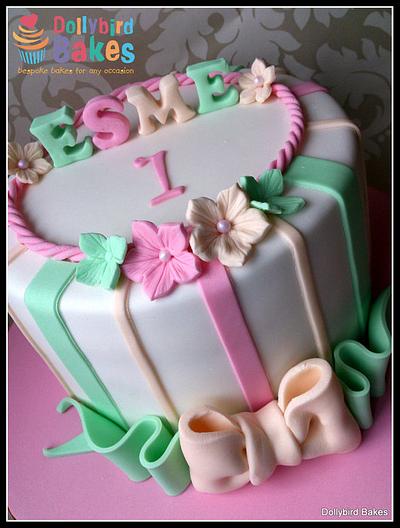 Candy stripe - rainbow cake - Cake by Dollybird Bakes