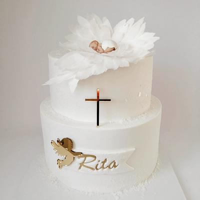 Christening cake  - Cake by Tortebymirjana