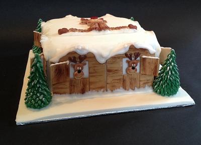 Reindeer Shed - Cake by Cake Laine