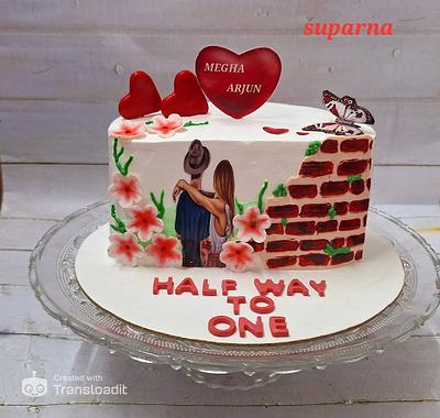 An anniversary cake - Cake by Suparna 