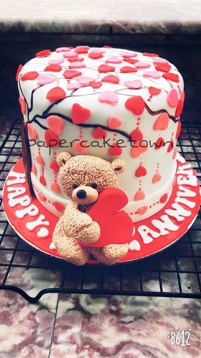 Anniversary cake  - Cake by sheenam gupta