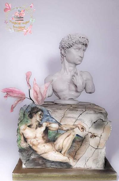 Inspired by Michelangelo - Cake by daroof