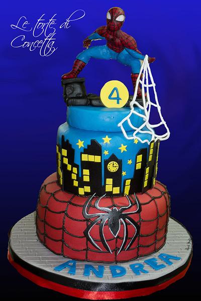 Spiderman  - Cake by Concetta Zingale