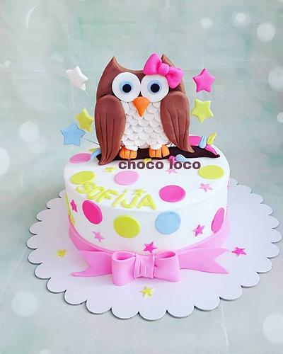 owl cake - Cake by Choco loco