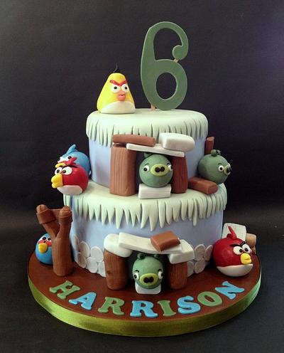 Angry Birds Cake - Cake by Chocomoo