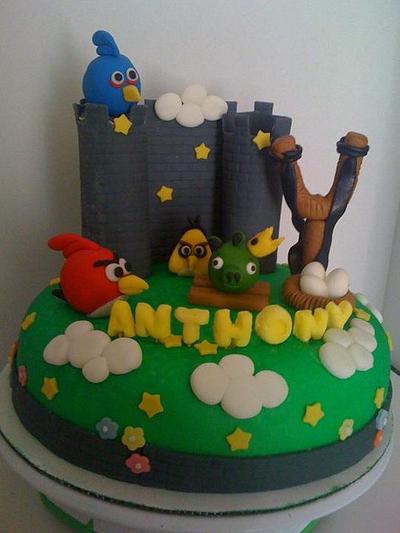 Angry Bird Cake - Cake by DeliciousCreations