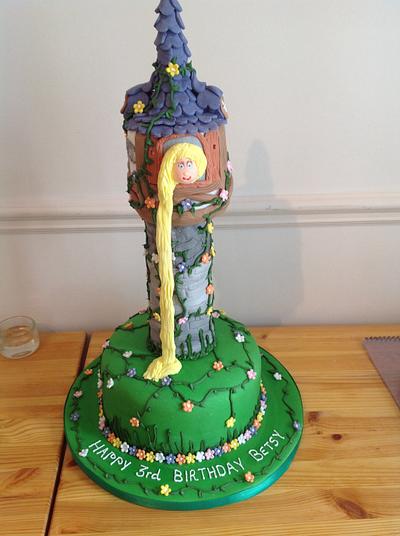 Rapunzel tower - Cake by Iced Images Cakes (Karen Ker)