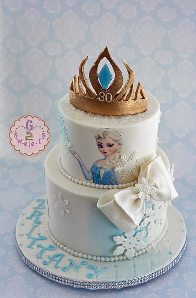 Frozen Milestone Birthday Cake - Cake by G Sweets