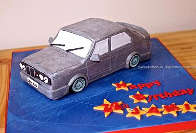 BMW car cake - Cake by Hayley