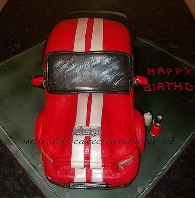 Mustang 18th Car - Cake by debscakecreations