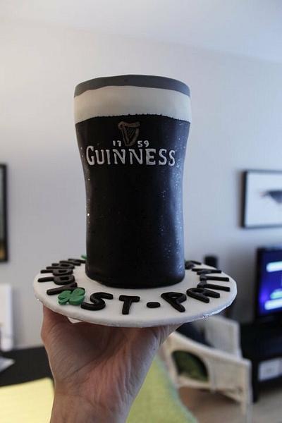 Pint of Guinness - Cake by Sùcré Designer Cakes