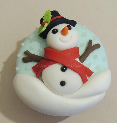 Snowman - Cake by Shereen