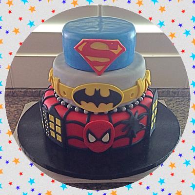 Superhero cake - Cake by Elaine