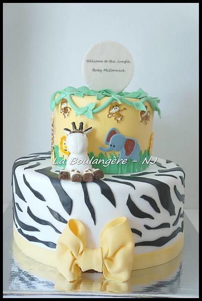 Jungle theme baby shower - Cake by KAT
