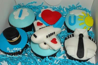 I ? U Pilot! Cupcakes - Cake by Deborah22