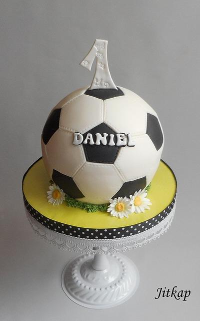 Soccer ball - Cake by Jitkap