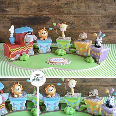 Cute Animals Train! - Cake by TheCakeProjectCH