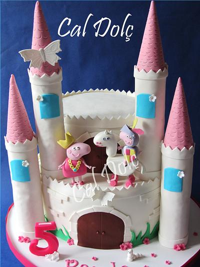Peppa Pig Castle - Cake by Marta - Cal Dolç