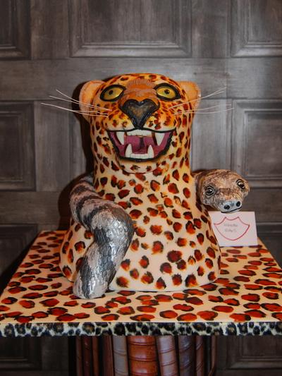 Rocky Horror Sugar Show - Leopard - Cake by Hannah - Crafnant Cakes