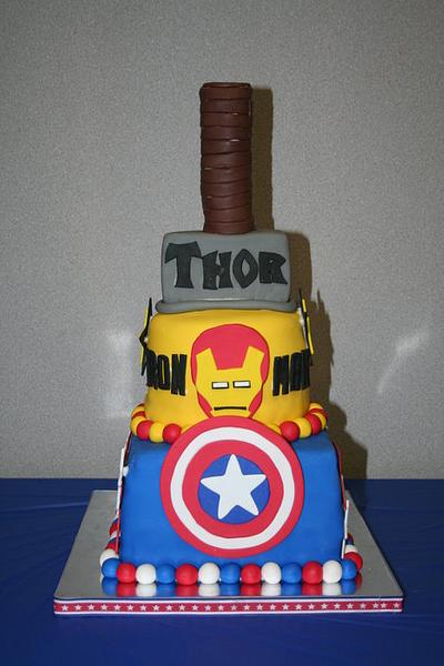 Avengers cake - Cake by Cathy Moilan