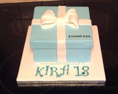 Tiffany box cake - Cake by Natalie Wells