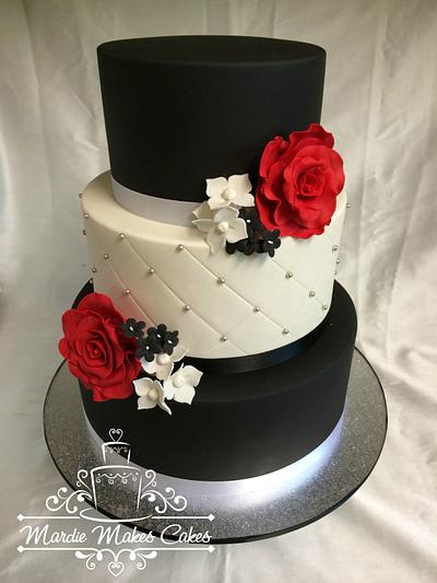 Simple Wedding Cake - Cake by Mardie Makes Cakes