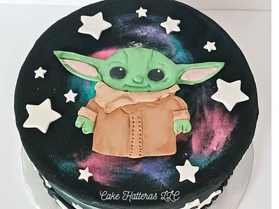 Baby Yoda Birthday Cake - Cake by Donna Tokazowski- Cake Hatteras, Martinsburg WV