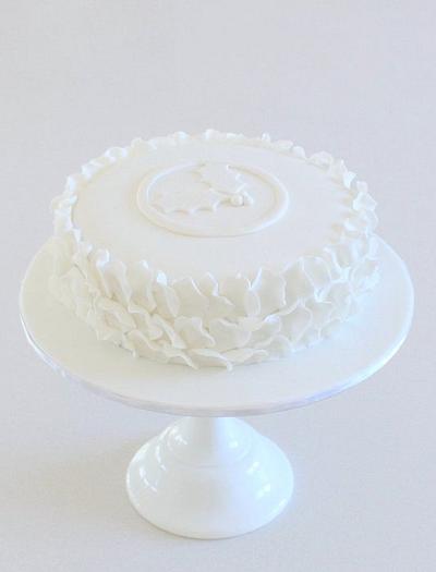 White Christmas Petals! - Cake by Alison Lawson Cakes
