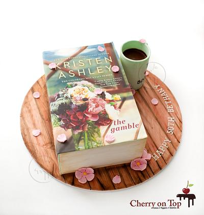 Kristen Ashley's - The Gamble - book cake - Cake by Cherry on Top Cakes