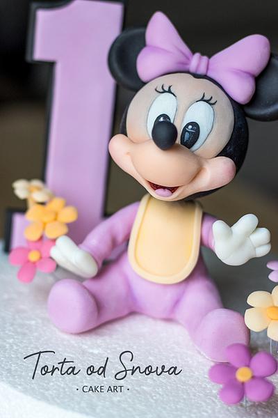 Baby Minnie Mouse  - Cake by Torta Od Snova