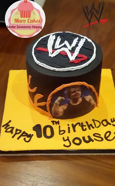 WWE cake - Cake by Maro Cakes