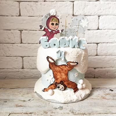 Masha and the bear - Cake by Martina Encheva