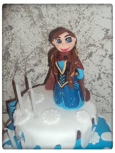 Anna by frozen movie!!! - Cake by sun sugar