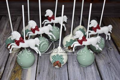 Christmas Carousel cakepops - Cake by Daria Albanese