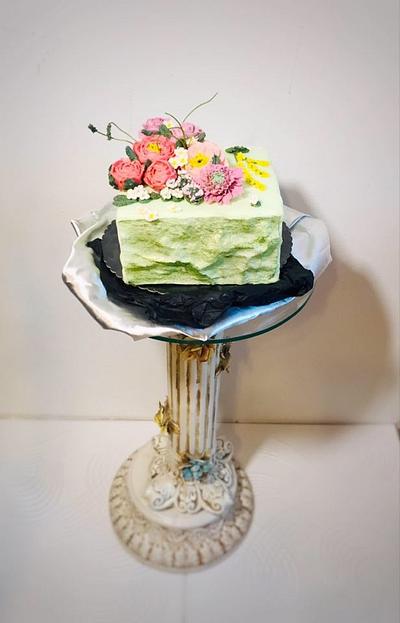 Flowers cake - Cake by SLADKOSTI S RADOSTÍ - SLADKÝ DORT 