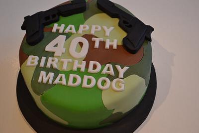 40th Birthday Cake - Cake by Rachel Nickson