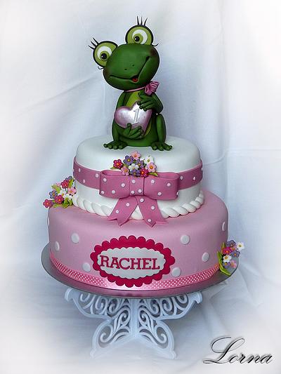 Frog for Rachel.. - Cake by Lorna