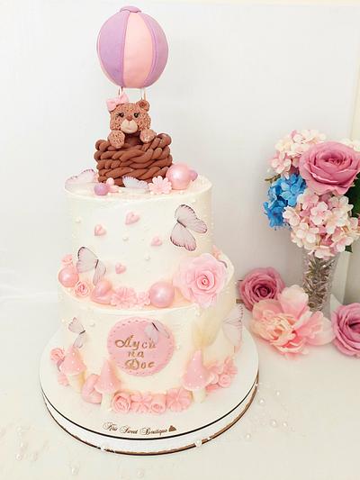 Bear whit air balloon - Cake by Kristina Mineva
