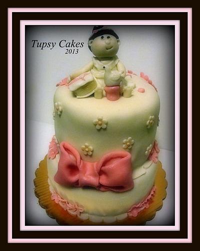 first communion girl  - Cake by tupsy cakes