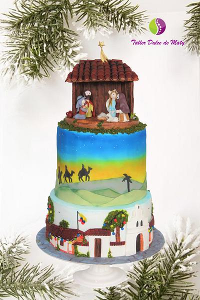 Christmas Nativity - Cake by Maty Sweet's Designs