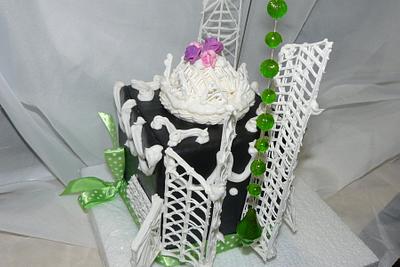 city height's & green lights - Cake by gail